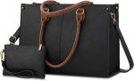 Laptop Bag for Women, 15.6 inch Laptop Tote Bag Vintage Work Bags for Women Computer Bag Office Briefcase Handbag