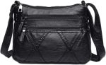 Crossbody Bags for Women Waterproof Shoulder Bag Messenger Bag Casual PU Leather Ladies Purse Handbag Cross Body Hand Bag