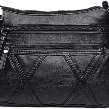 Crossbody Bags for Women Waterproof Shoulder Bag Messenger Bag Casual PU Leather Ladies Purse Handbag Cross Body Hand Bag