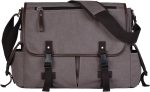 Vintage Canvas 15.6 inch Laptop Messenger Bag for Men Women, College Computer Satchel Shoulder Bag Travel Office Briefcases