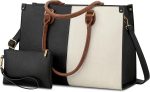 Laptop Bag for Women, 15.6 inch Laptop Tote Bag Vintage Work Bags for Women Computer Bag Office Briefcase Handbag